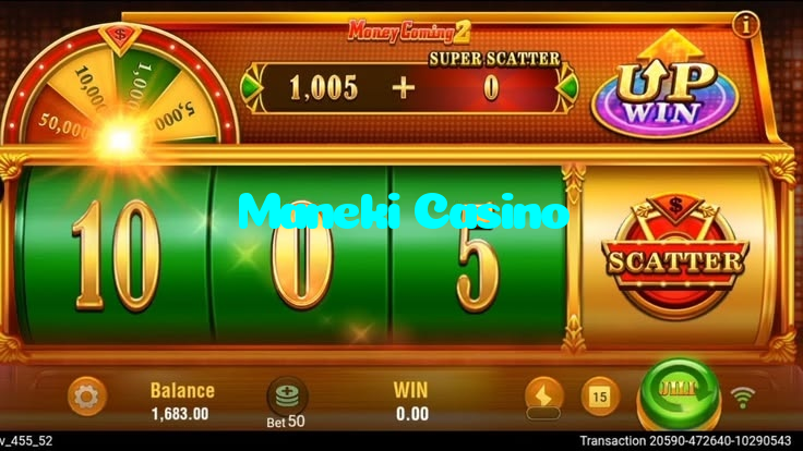 Maneki Casino casino presented on mobile device in Pakistan with slots and live games